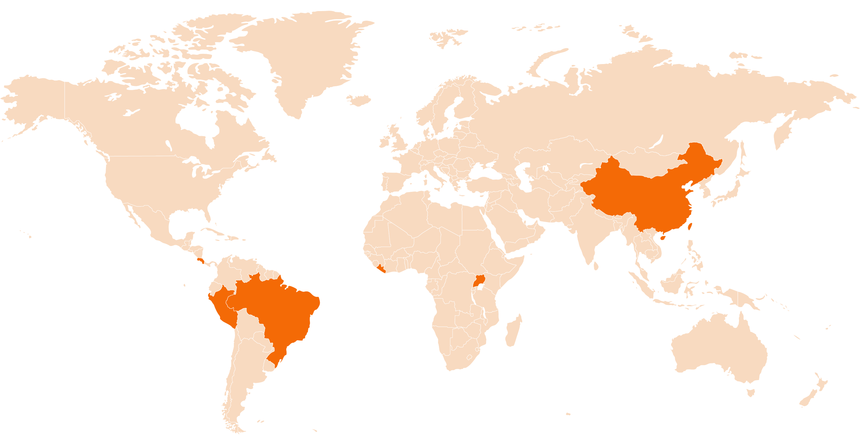 Metaketa Round 3 country locations